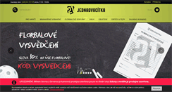 Desktop Screenshot of jednadvacitka.cz